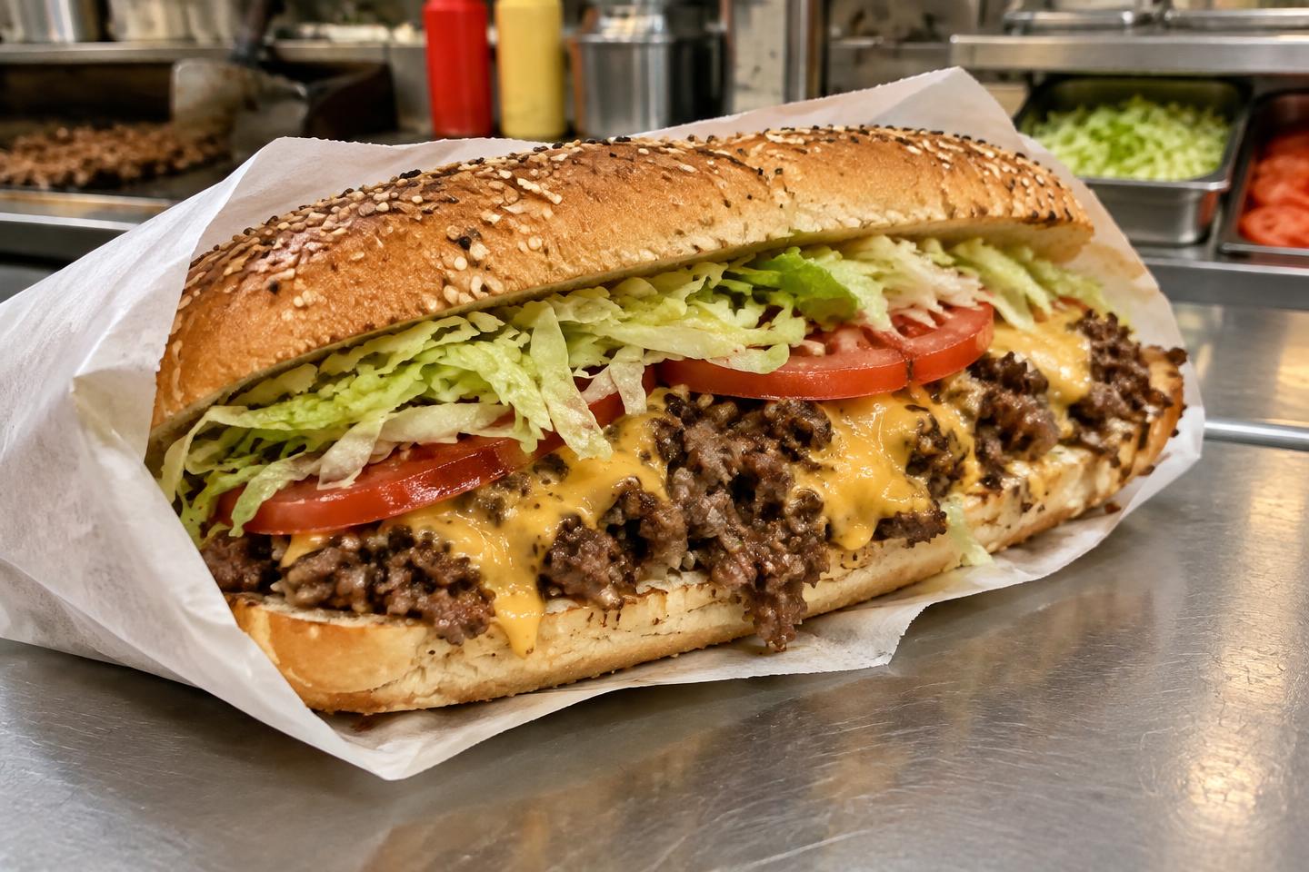 Chopped Cheese from The Famous Deli