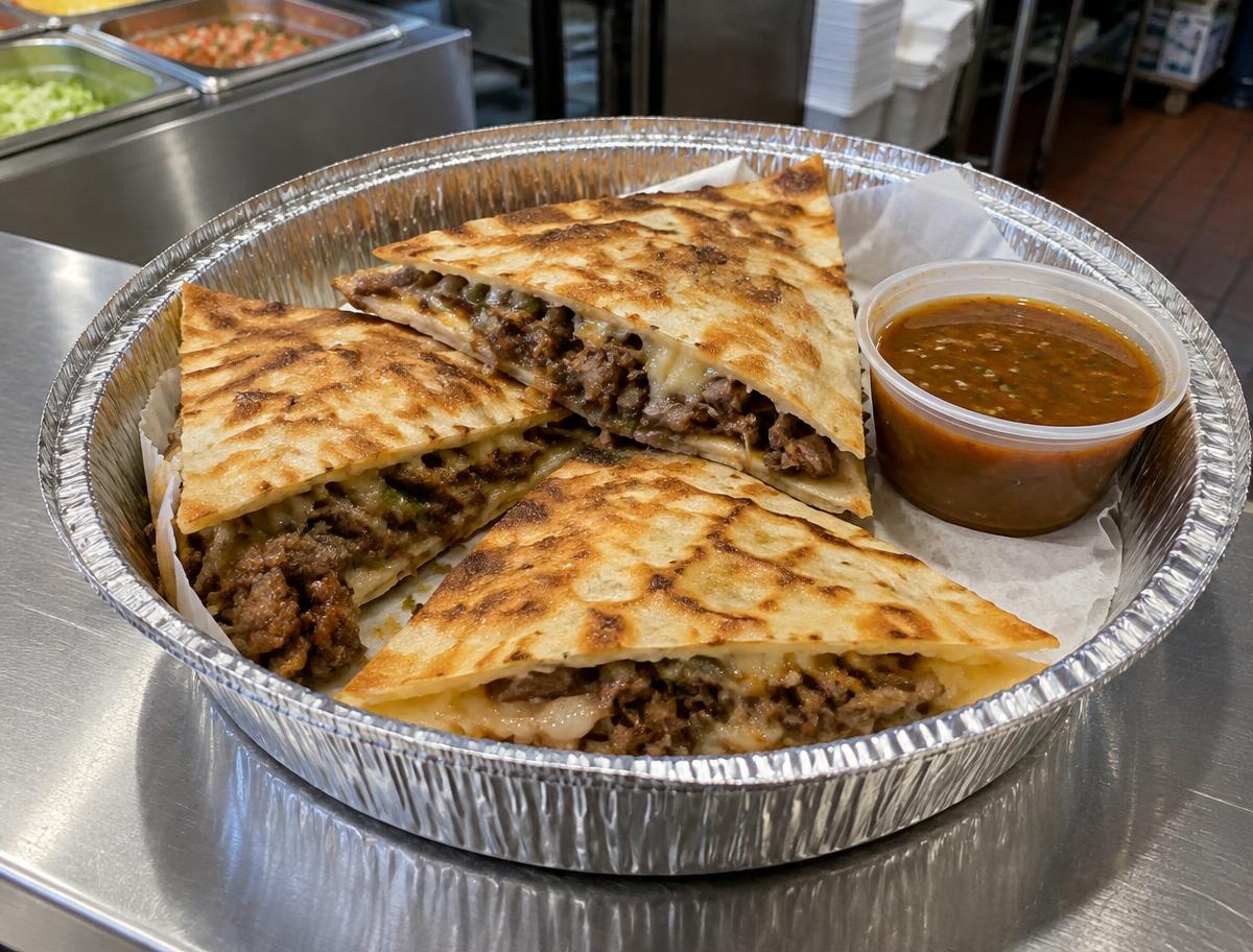 Beef Quesadilla from The Famous Deli